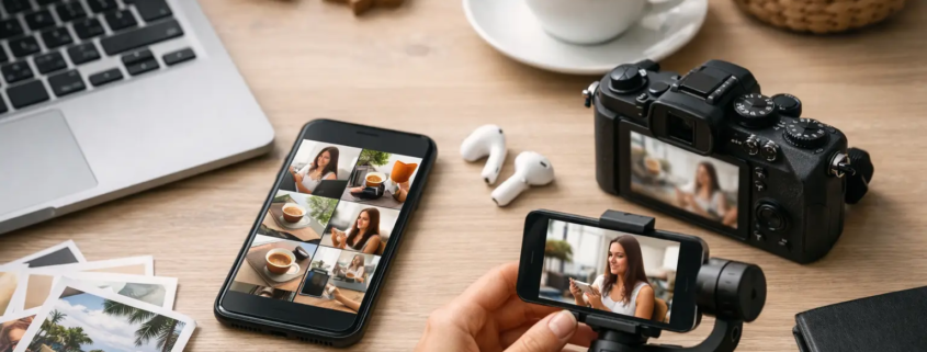 Social Media Content Fotos, die wirken
