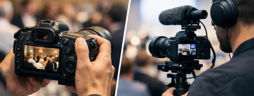 Eventfotos oder Eventfilm: Was passt besser?